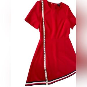 Tommy Hilfiger Red Short Sleeve Dress